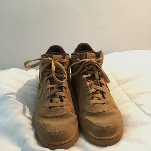 Unique Vintage Nike High-Tops Mustard Yellow